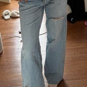 Glitter Low Rise Jeans Embellished Jeans